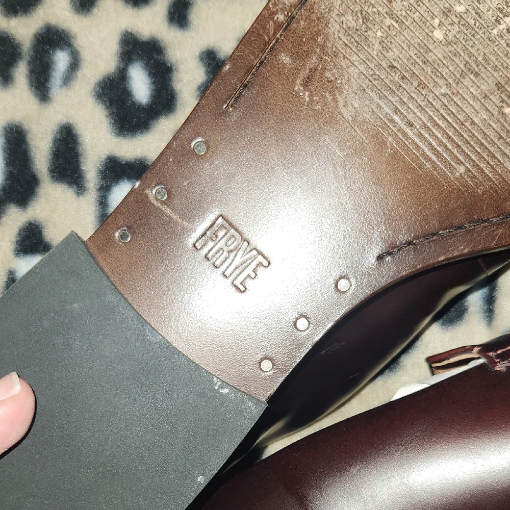 Frye Emory Kiltie Fringe Loafer Dark Brown 8M - Picture 2 of 14